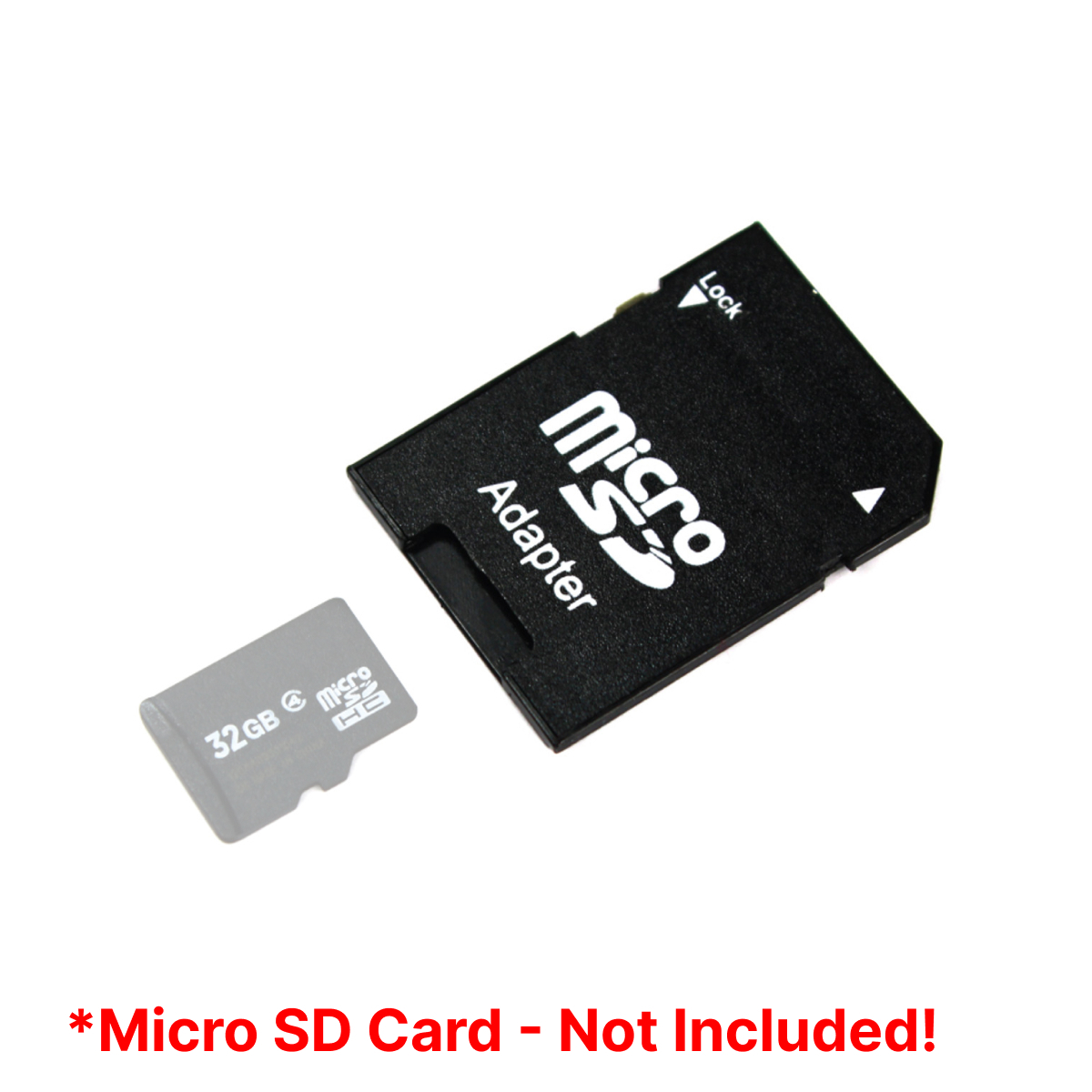 Card Adapter Micro SD to SD with Lock SDHC SDXC A-RAM ARSDADAPTER ...