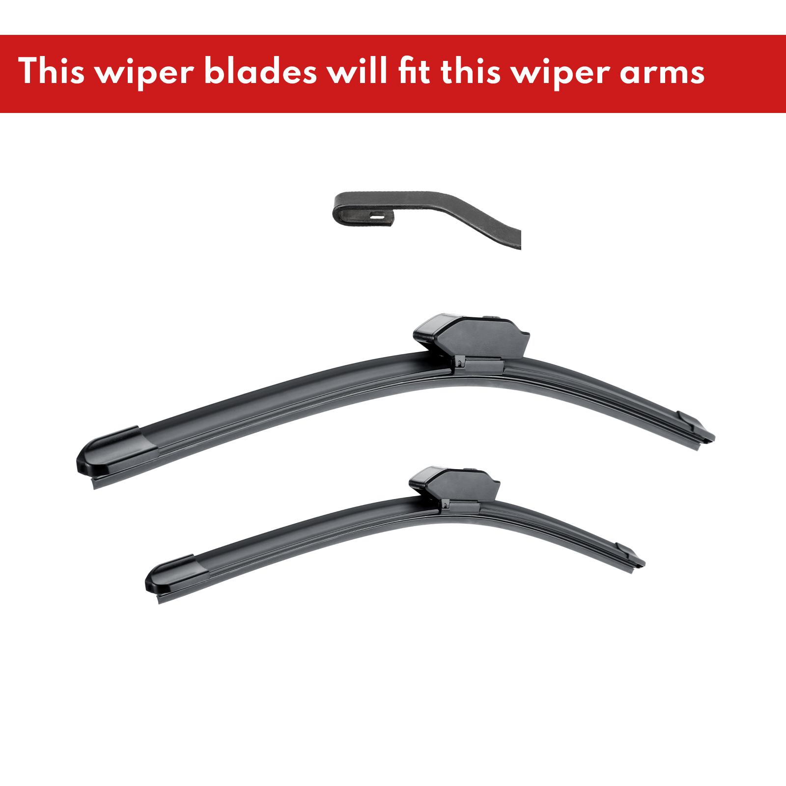 2x Front Wiper Blades For Suzuki Vitara LY 2015 2016 - 2020 24" + 16 ...