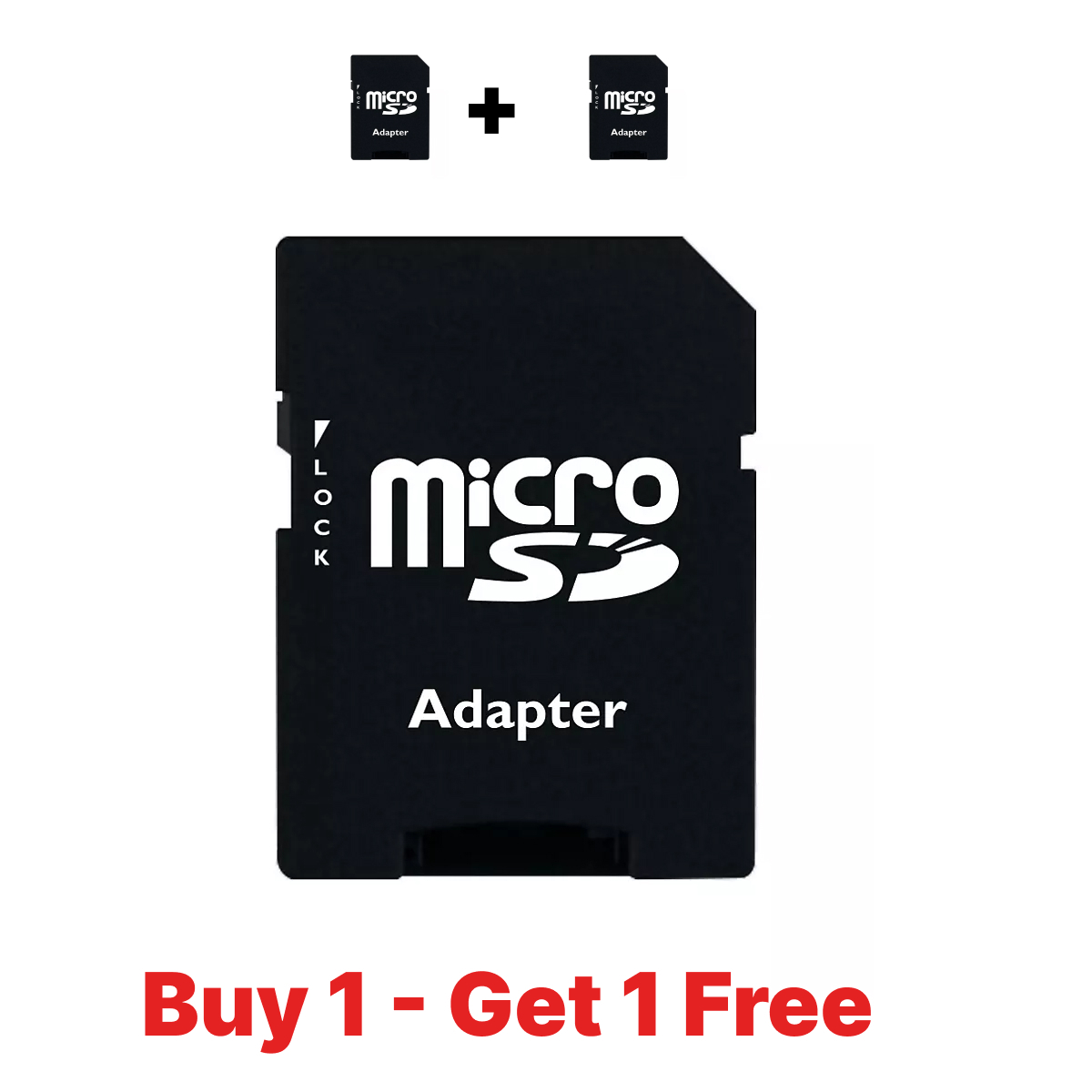 Card Adapter Micro SD to SD with Lock SDHC SDXC A-RAM ARSDADAPTER ...