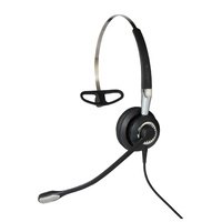 Jabra BIZ 2400 II USB Mono BT MS Corded Headset with Noise-Cancelling Microphone and HD VOICE + HIFI SOUND