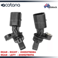 2pcs ABS Wheel Speed Sensor for VW Audi Seat Skoda (Rear)