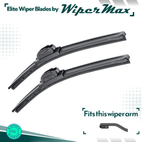 Wipermax Windscreen Wiper Blades for Nissan Patrol GU Series 5 6 7 2007 - 2012 Set 20"+19"