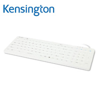 Kensington IP68 Dishwasher Proof Washable Keyboard USB Wired White