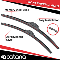 Replacement Wiper Blades for Ford Mustang FM FN 2015 - 2021, Set of 2pcs