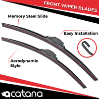 Replacement Wiper Blades for Holden Ute VU VY VZ 2000 - 2007, Set of 2pcs