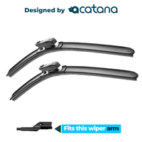 acatana Wiper Blades for Ford Everest UA 2015 - 2022 Set 24" + 14" - Front
