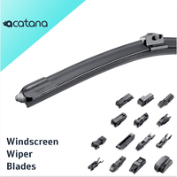 Windscreen Wiper Blades For Auto 1pcs Universal Adapters Front Aero 14" 350 mm