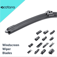 Windscreen Wiper Blades For Auto 1pcs Universal Adapters Front Aero 18" 450 mm