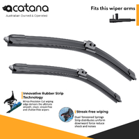 Windscreen Wiper Blades for Volkswagen Golf Mk4 Facelift 2003 - 2004 Hatch, (KIT of 2pcs)