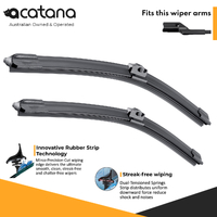 Windscreen Wiper Blades for GMC Sierra 1500 Series 2015 - 2023, (KIT of 2pcs)