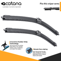 Windscreen Wiper Blades for BMW 5 Series E60 Sedan 2003 - 2010, (KIT of 2 pcs)