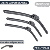 Aero Wiper Blades for Toyota FJ Cruiser 2011 - 2016 Set Pack