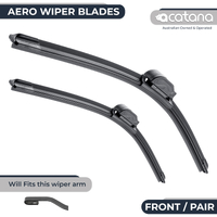 Aero Wiper Blades for Nissan Patrol GU Series 6 2007 - 2012, Pair Pack