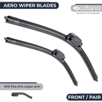 Aero Wiper Blades for Renault Kangoo X76 2004 - 2010, Pair Pack