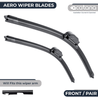 Wiper Blades for Audi RS6 C6 2008 2009 2010 Pair 22" + 22" Front Windscreen