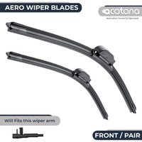 Aero Wiper Blades for BMW 3 Series E90 Sedan 2005 - 2009 Pair Pack