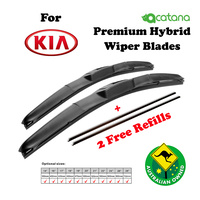 Windscreen Wiper Blades for Kia Sorento UM 2015-2019 26" + 16" + Rubber PAIR