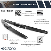 Wiper Blades for Holden Astra TR 1996 1997 1998 Windscreen Front 18" + 18"