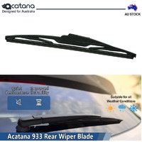 Rear Wiper Blade 12" Tailgate Windscreen Windshield Universal Arm Set Adapters