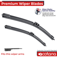 Premium Wiper Blades Set fit Subaru XV G5X 2017 - 2021 Front