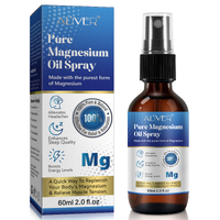 Aliver Pure Magnesium Oil Body Spray Natural Pain Relief Muscle Tension Relief Sleep Improve Energy 60ml