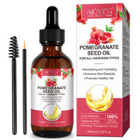 Aliver Pomegranate Seed Oil for Face Hair Skin Pure Natural Cold Pressed 60ml