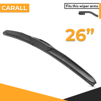 1pcs Front Windscreen Wiper Blade 26" 650mm Fits U-Hook Windshield Replacement