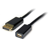 StarTech Adapter Cable DisplayPort to mini-DisplayPort 1m Black DP2MDPMF3