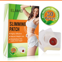 Elaimei Body Slimming Patches 30pcs Weight Loss Diet Belly Fat Burner Hot Detox Pads Stickers Abdomen & Buttock