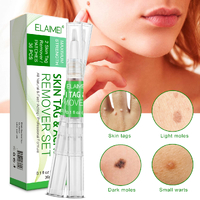 Elaimei 2in1 Skin Tag Remover Pens & Acne Treatment Set Safe Fast & Effective Pimple Skin Wart Mole Removal Patches Painless Natural