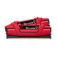 G.SKILL RIPJAWS V 16GB DDR4 3000MHz PC4-24000 Dual Channel Memory Kit 8GBx2 Intel Z170 Compatible 15-15-15-35 Non-Ecc Aluminum Heat Spreader Red