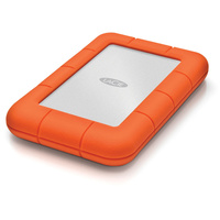 LaCie Rugged Mini 1TB HDD External Portable Hard Drive, USB 3.0, 7200RPM, Shock, Rain, and Pressure Resistant