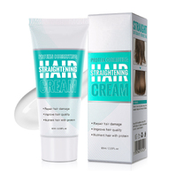 Lovelys Protein Hair Straightening Cream Damage Dry Repair Silk Gloss Nourishing Moisturize Keratin