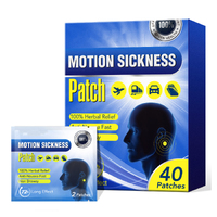 Lovelys Motion Sickness Patch 40 pathces Travel Anti Nausea Safe & Effective Car, Sea, Aeroplan Pads