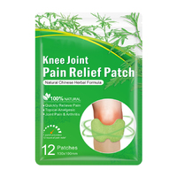 Lovelys Knee Pain Relief Patches Herbal Warming Plaster Joint Ache Sticker Wormwood Extract Pains (12 count)