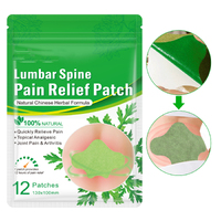 Lovelys Lumbar Spine Pain Relief Patch Back Herbal Fast Plaster Arthritis Sticker Body 12 count