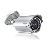 MESSOA NCR365 3-Megapixel H.264 WDR IP67 Outdoor Bullet Network Security Camera w IR Night Vision & Motorized Zoom AF