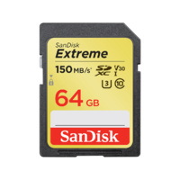 SD Memory Card 64GB SDXC SanDisk Extreme U3 UHS-I 150MB/s SDSDXV6-064G-GNCIN