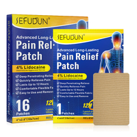 SEFUDUN 4% Lidocaine Pain Relief Patches, 16pcs