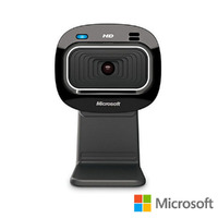 Microsoft LifeCam HD-3000 USB Webcam 720p 30fps for Business, black
