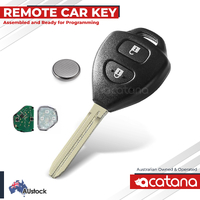 Remote Car Key Replacement for Toyota Yaris 2010 - 2013