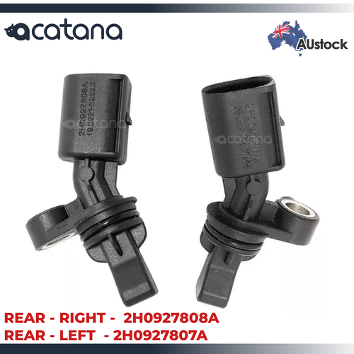 2pcs ABS Wheel Speed Sensor for VW Audi Seat Skoda (Rear)