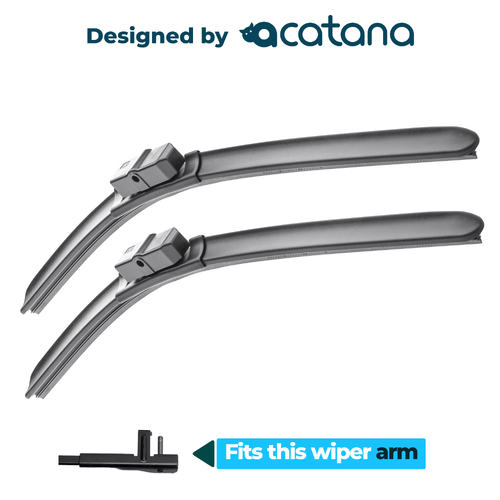 acatana Wiper Blades for Volkswagen Golf Mk4 Facelift 2003 - 2004 Set 21" + 18" - Front