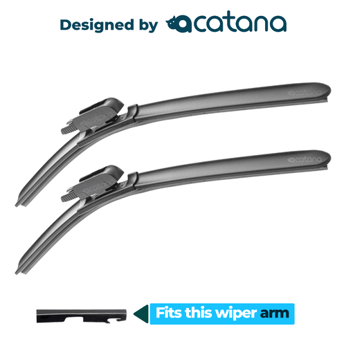 acatana Wiper Blades for Audi A6 C6 2004 - 2011 Set 22" + 22" - Front