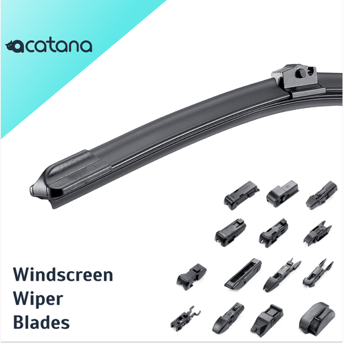 Windscreen Wiper Blades For Auto 1pcs Universal Adapters Front Aero 14" 350 mm