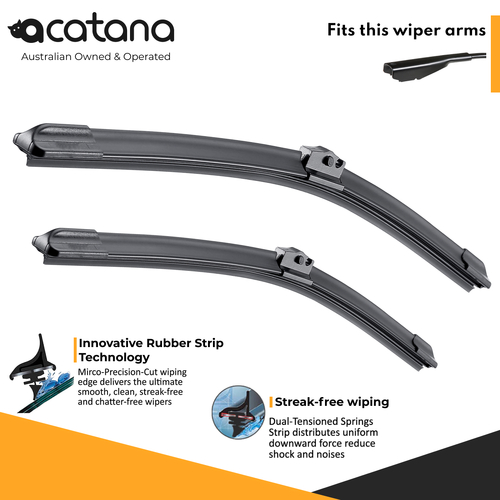 Windscreen Wiper Blades for Holden Colorado 7 RG 2012 - 2016, (KIT of 2pcs)