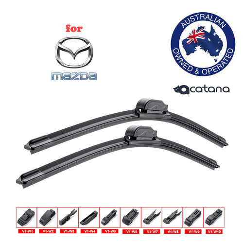 Windscreen Wiper Blades for Mazda MX-5 NB 1998-2005 Pair 17" + 17"