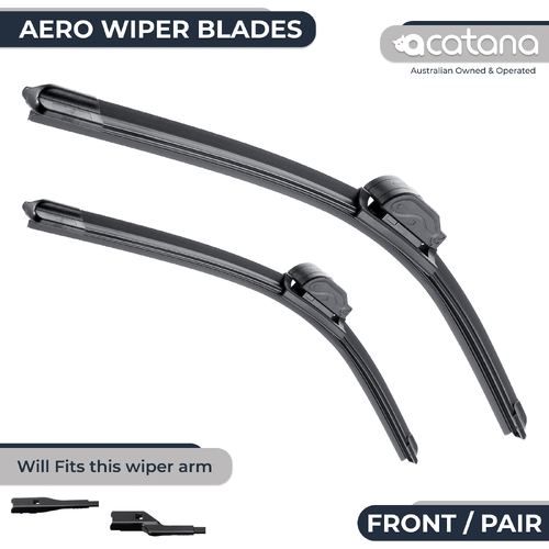 acatana Wiper Blades for Audi A3 S3 8V Hatch 2013 - 2020 Front Pair 18" + 26" Windscreen Replacement Set