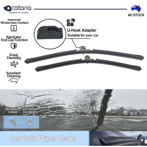 Wiper Blades for Holden Astra TS 1998 - 2006 Front Pair Aero 20" + 19" Frameless