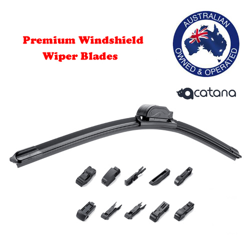 Windscreen Wiper Blade 21" Universal 10x Adapters Suit 99% of Cars